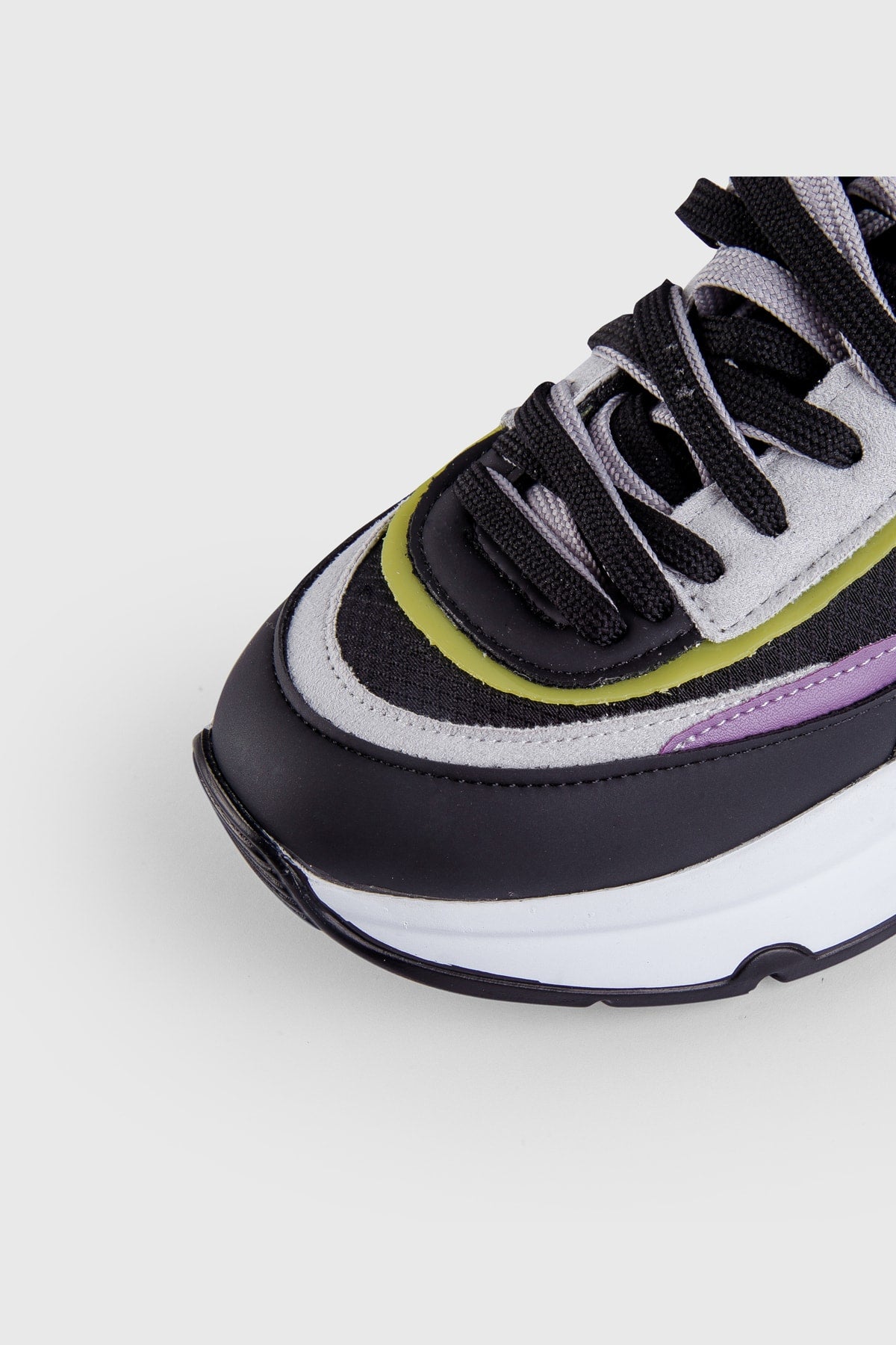 Kadın Spor Ayakkabı Sneaker Günlük 5 Cm Taban Bağcıklı SPRYSH22810