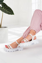 Kadın Yumuşak Pedli Sandalet 5 Cm PRD11870SNDLT