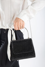 Renata Taşlı Abiye Portföy Clutch Çanta Gece Çantası Zincir Askılı