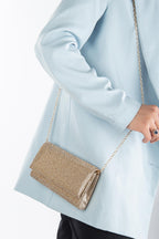 Ramona Taşlı Abiye Portföy Clutch Çanta Gece Çantası Zincir Askılı