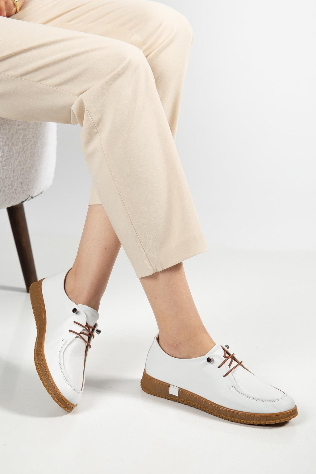 Suins Arlina Model Hakiki Deri Yumuşak Kadın Günlük Spor Ayakkabı Sneaker