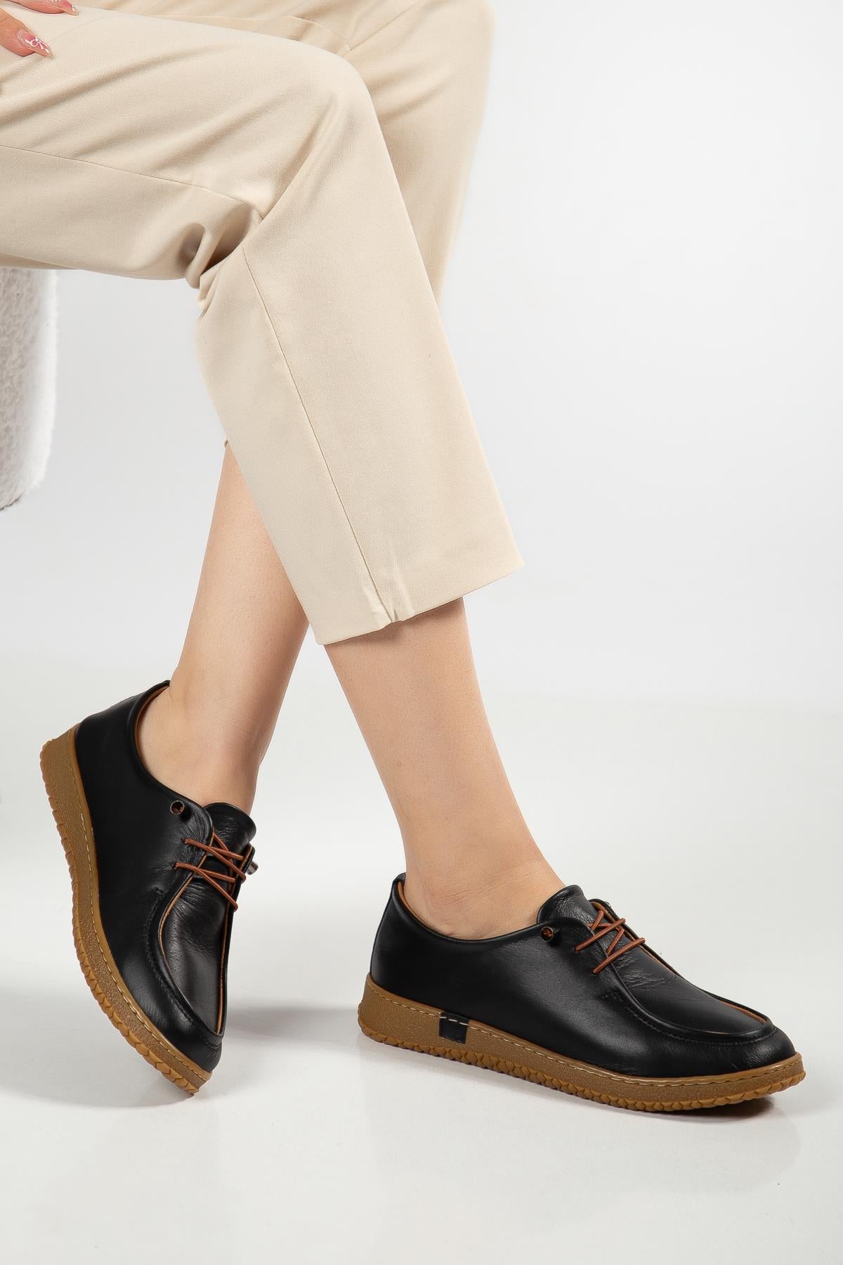 Suins Arlina Model Hakiki Deri Yumuşak Kadın Günlük Spor Ayakkabı Sneaker