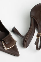 Suins Astelia Model Tokalı Kadın Stiletto Ayakkabı