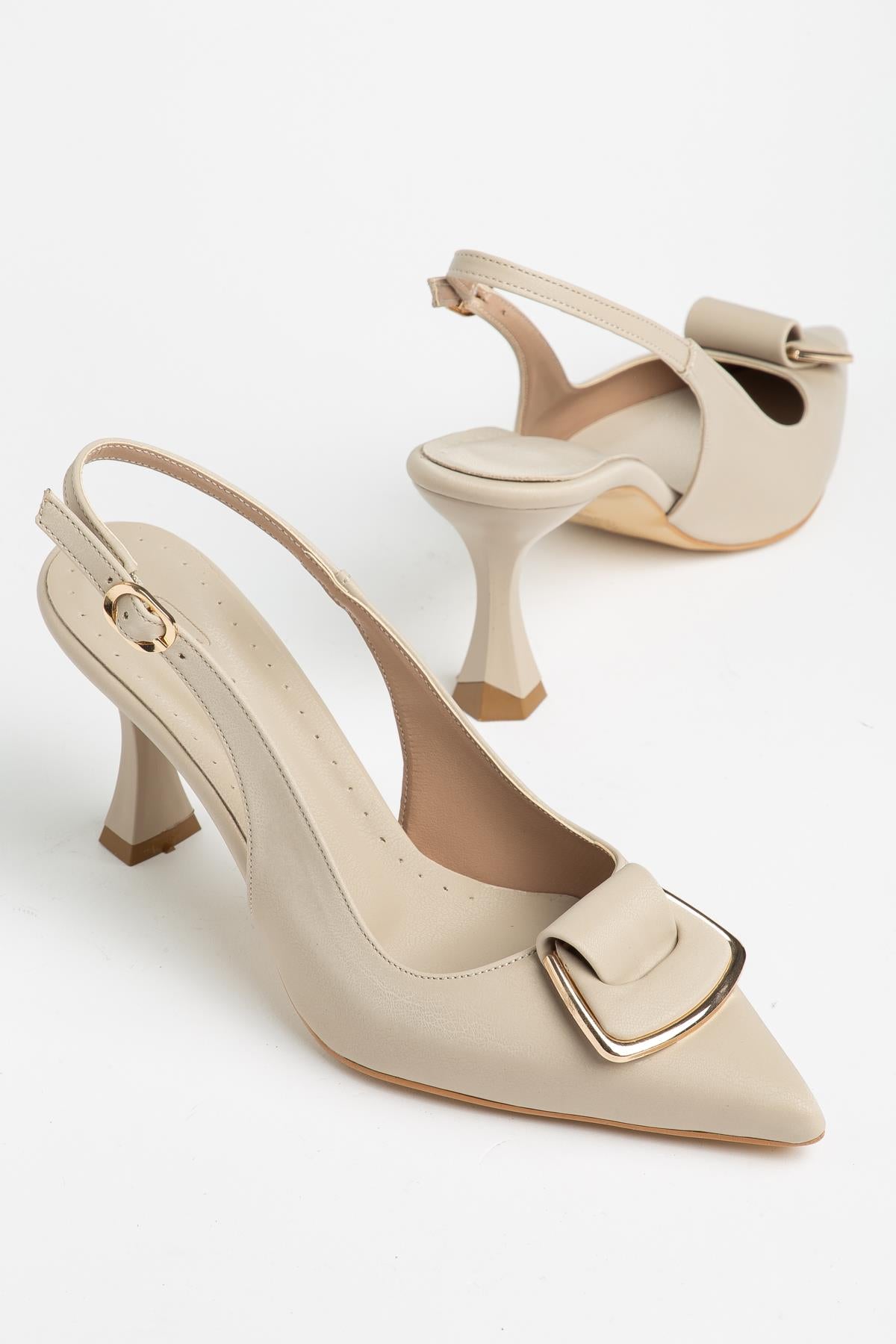 Suins Astelia Model Tokalı Kadın Stiletto Ayakkabı