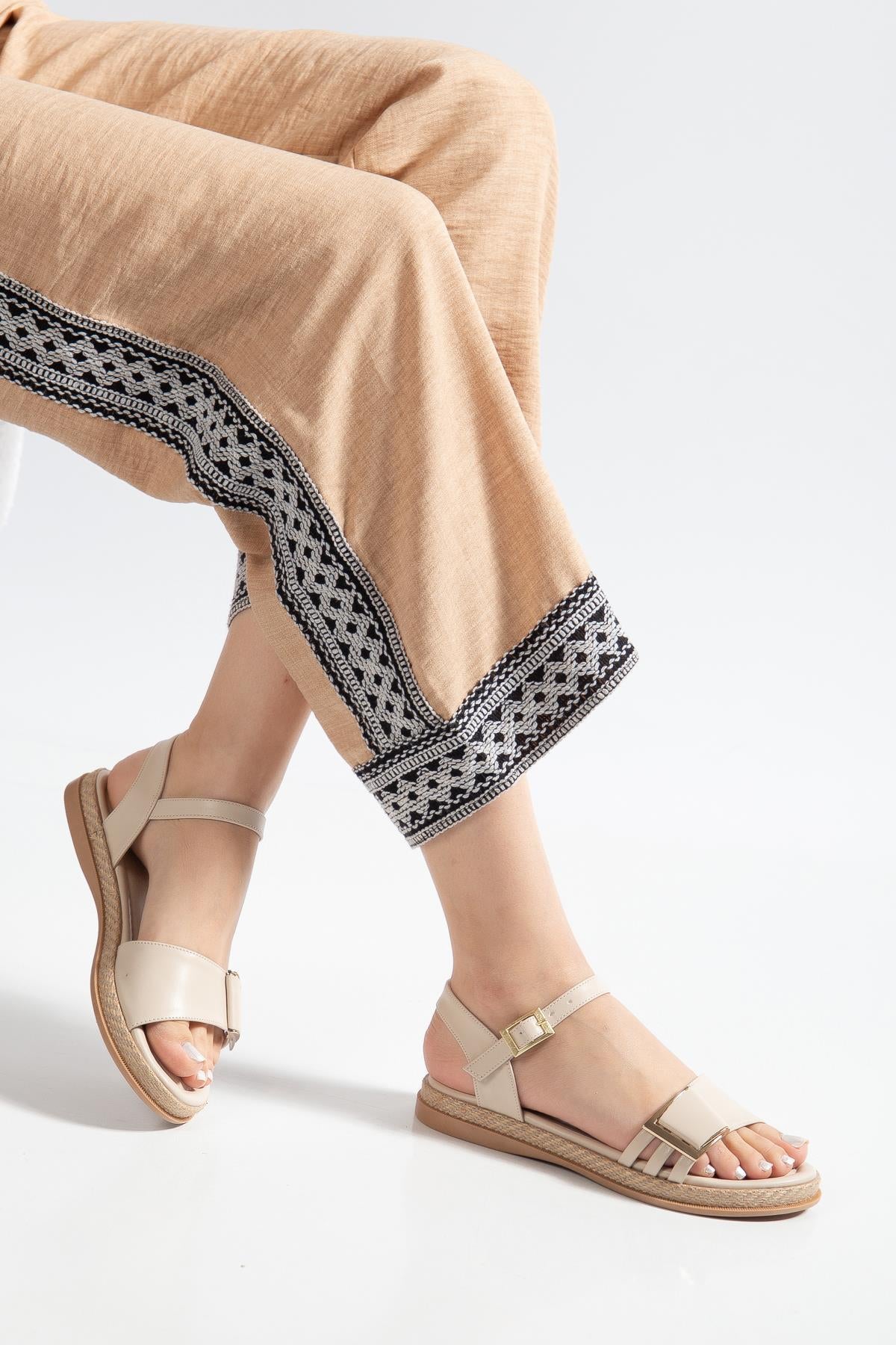 Suins Betis Model Tek Bantlı Kadın Sandalet Ürün ana görseli