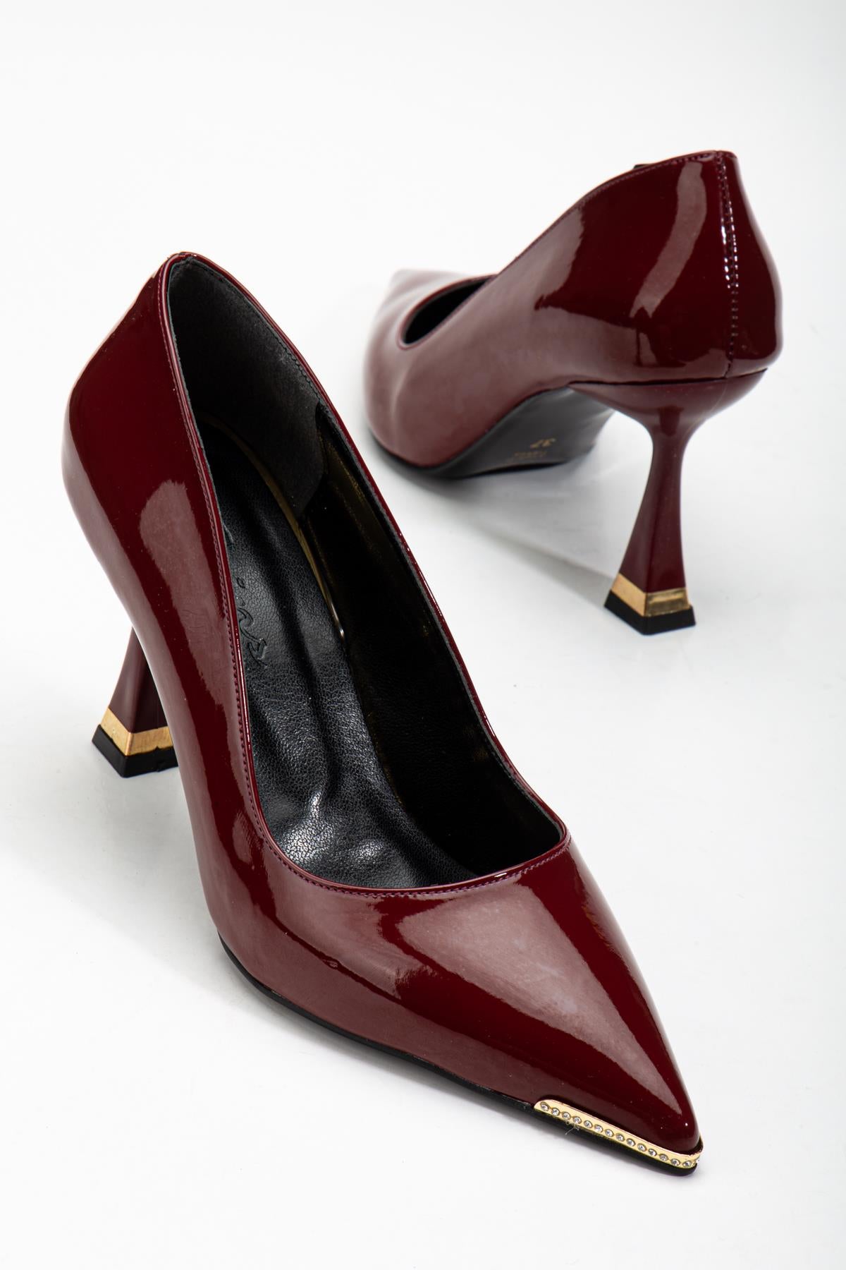 Suins Clair Model Kadın Topuklu Burnu Taşlı Stiletto Ayakkabı Ürün ikincil görseli