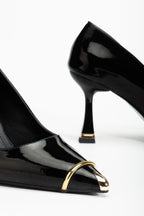 Suins Clove Model Kadın Topuklu Burnu Metal Detaylı Stiletto Ayakkabı
