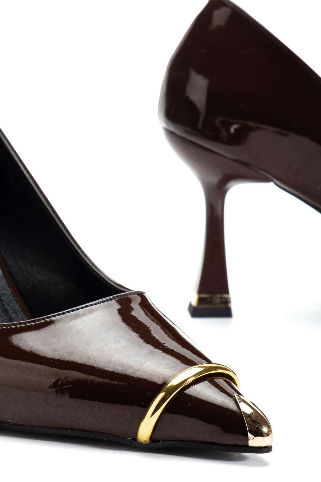 Suins Clove Model Kadın Topuklu Burnu Metal Detaylı Stiletto Ayakkabı
