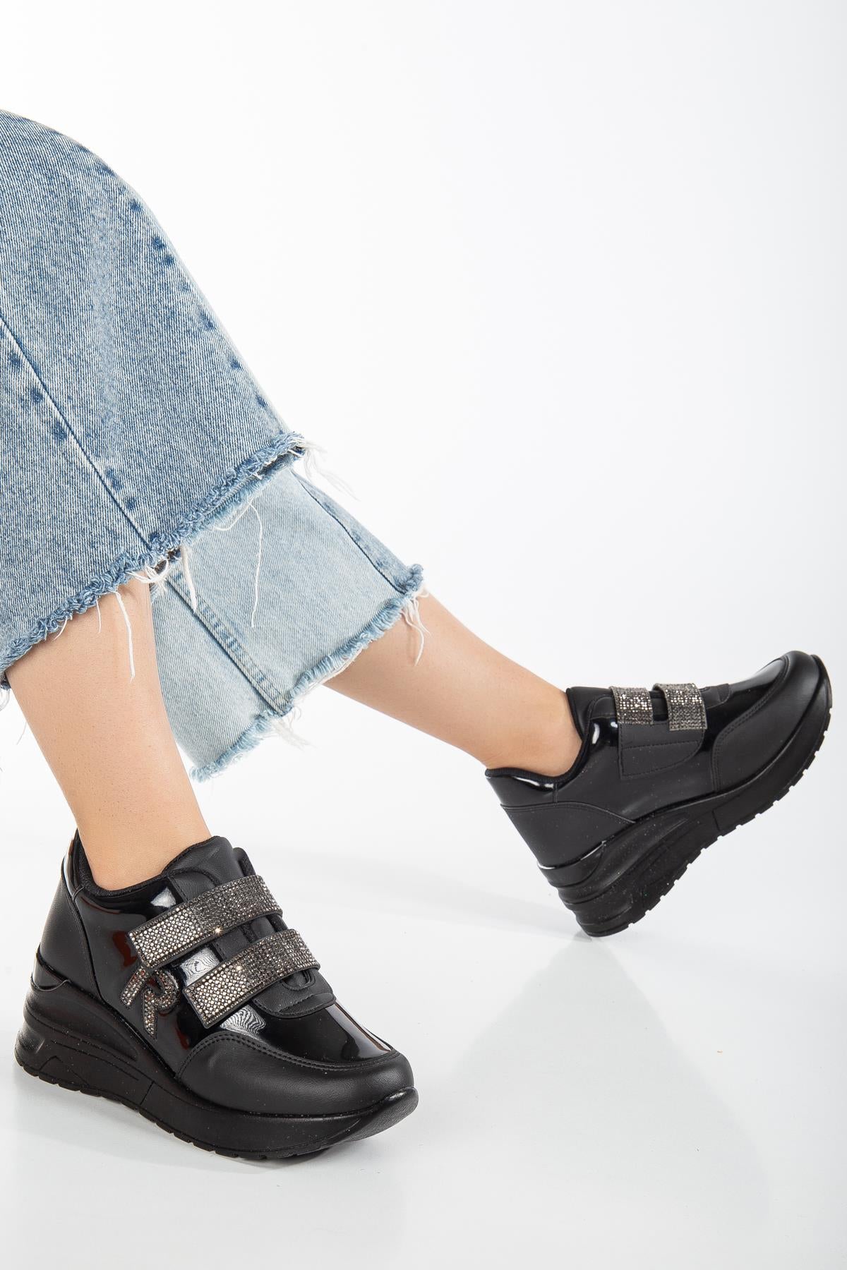 Suins Jully Kadın Spor Ayakkabı Taşlı Sneaker 6 Cm Topuk Ürün ana görseli