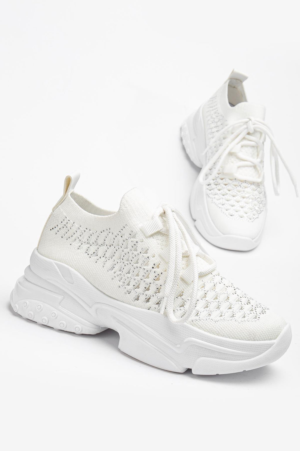 Suins Decery Model Taş İşlemeli Kadın Spor Ayakkabı Sneaker
