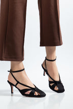 Suins Eliza Model Kadın Bilekten Bağlamalı Stiletto Ayakkabı