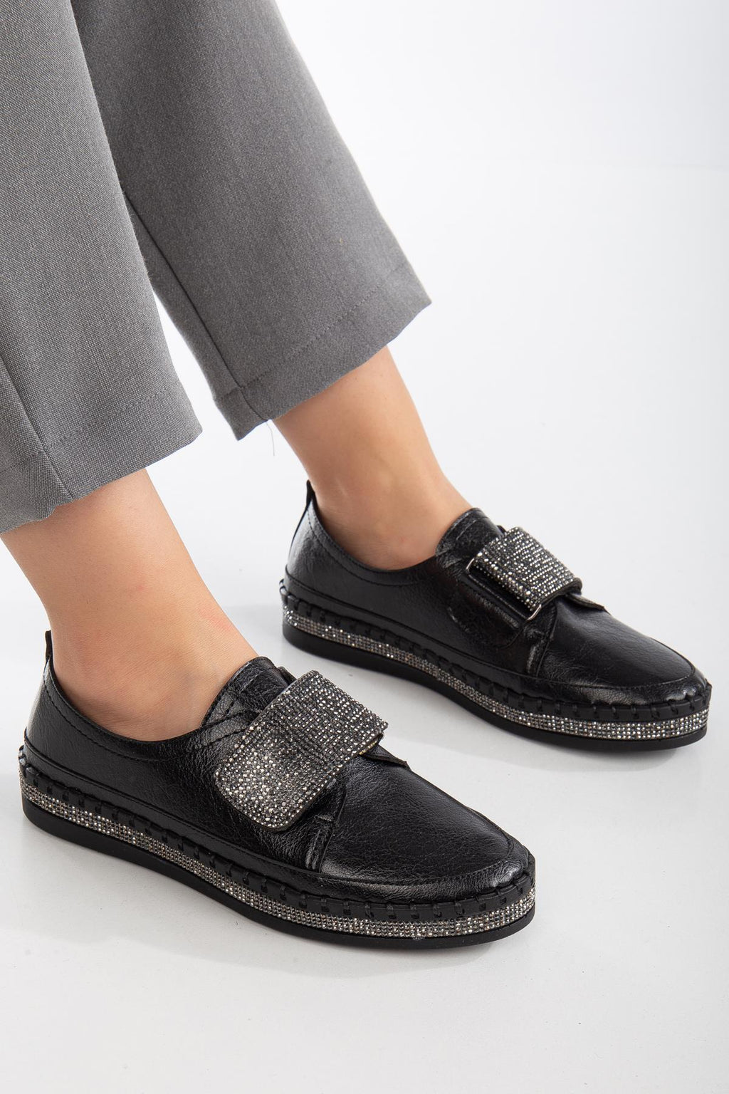 Suins Erica Kadın Spor Ayakkabı Sneaker Günlük Comfort Taş Detaylı