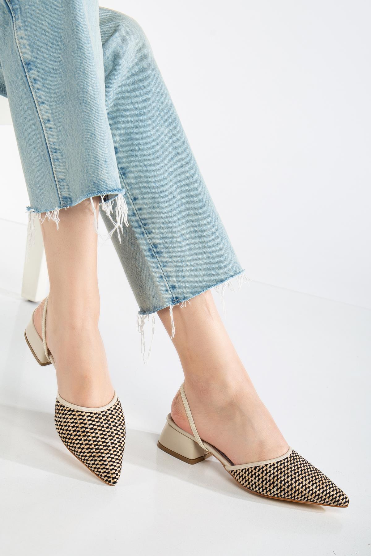 Suins Fabina Lastikli Kadın Babet Ayakkabı Ürün ana görseli