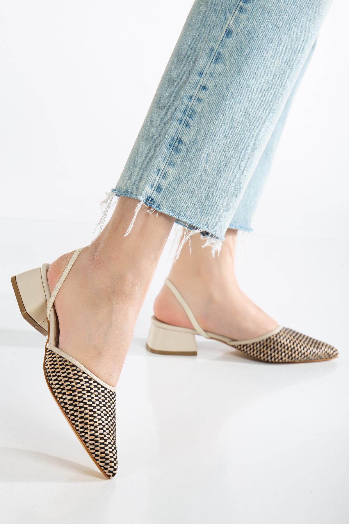 Suins Fabina Lastikli Kadın Babet Ayakkabı Ürün ikincil görseli