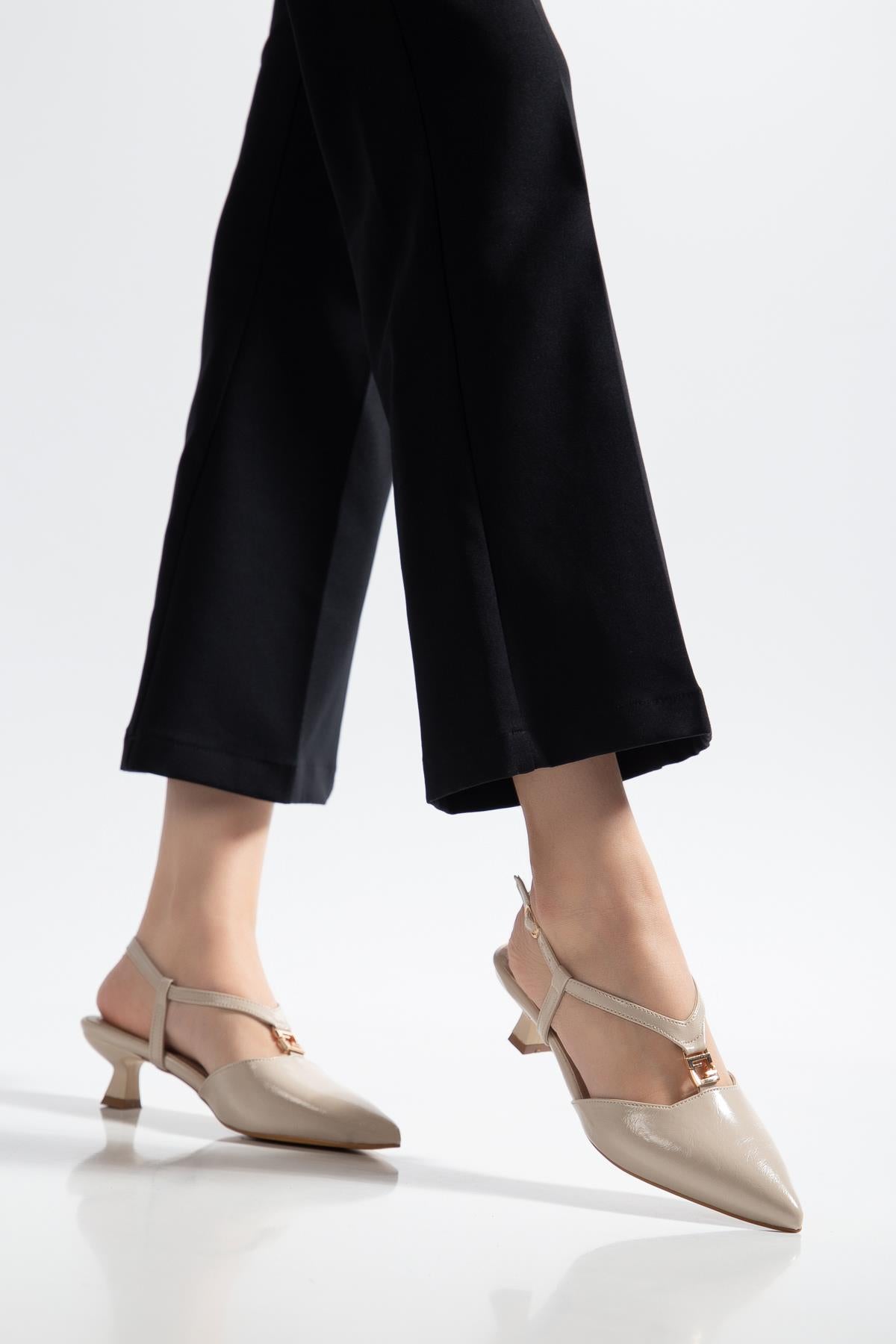 Suins Farel Model Kadın Mini Topuklu Ayakkabı