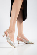 Suins Greal Model Kadın Taş İşlemeli Abiye Ayakkabı