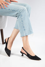 Suins Greal Model Kadın Taş İşlemeli Abiye Ayakkabı