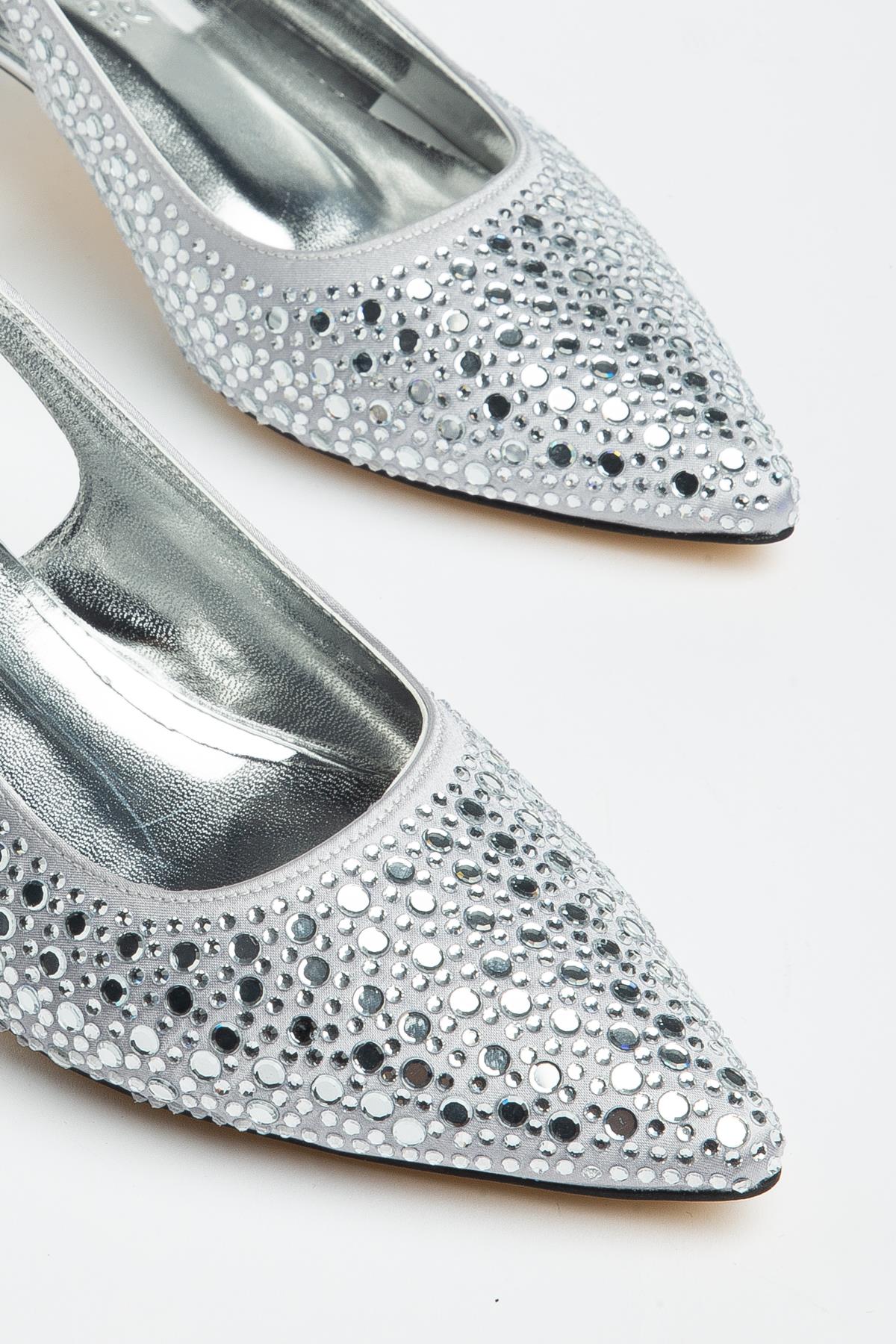 Suins Greal Model Kadın Taş İşlemeli Abiye Ayakkabı