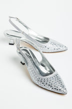 Suins Greal Model Kadın Taş İşlemeli Abiye Ayakkabı