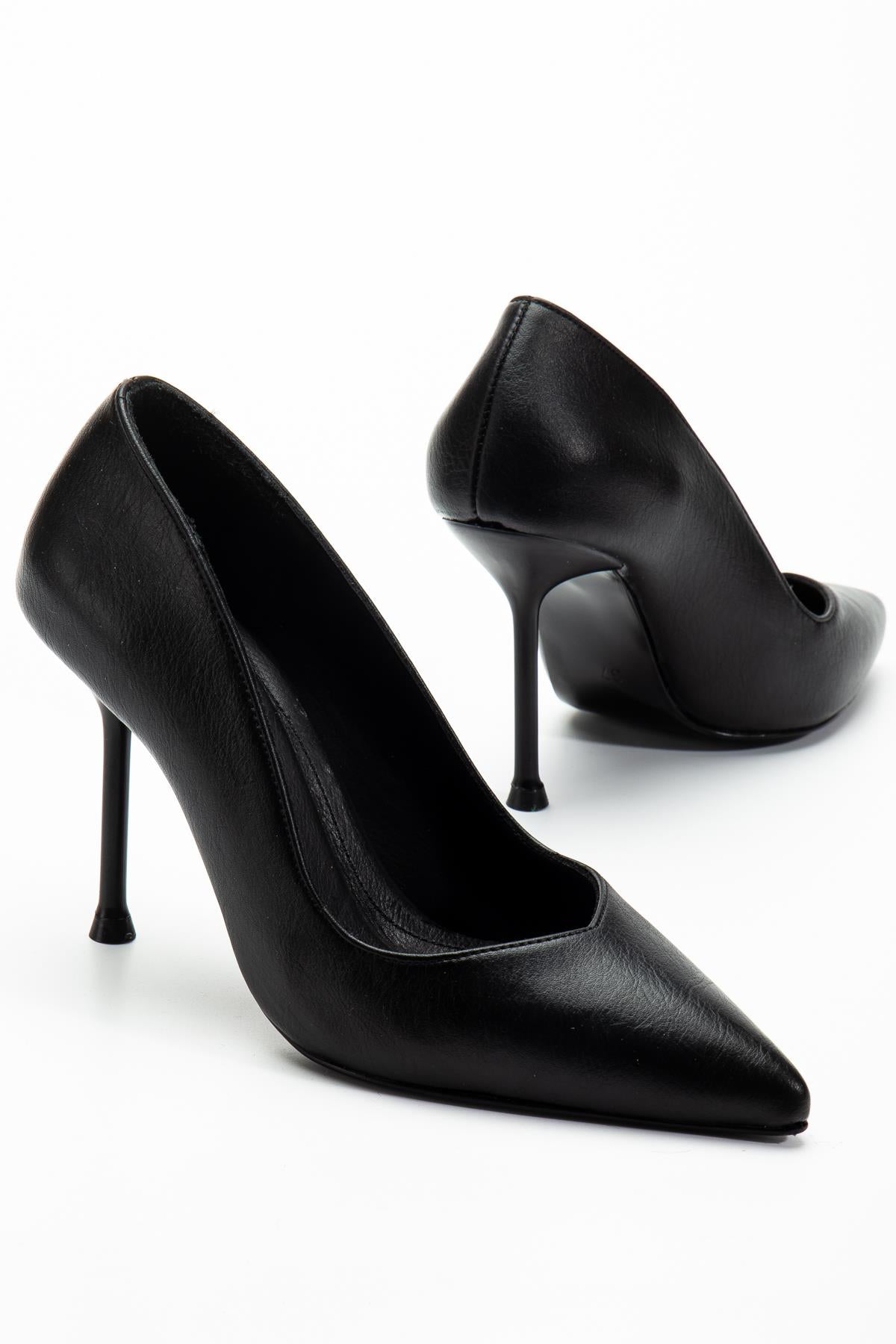 Suins Hakiki Deri Morgen Model Kadın İnce Topuklu Stiletto Ayakkabı