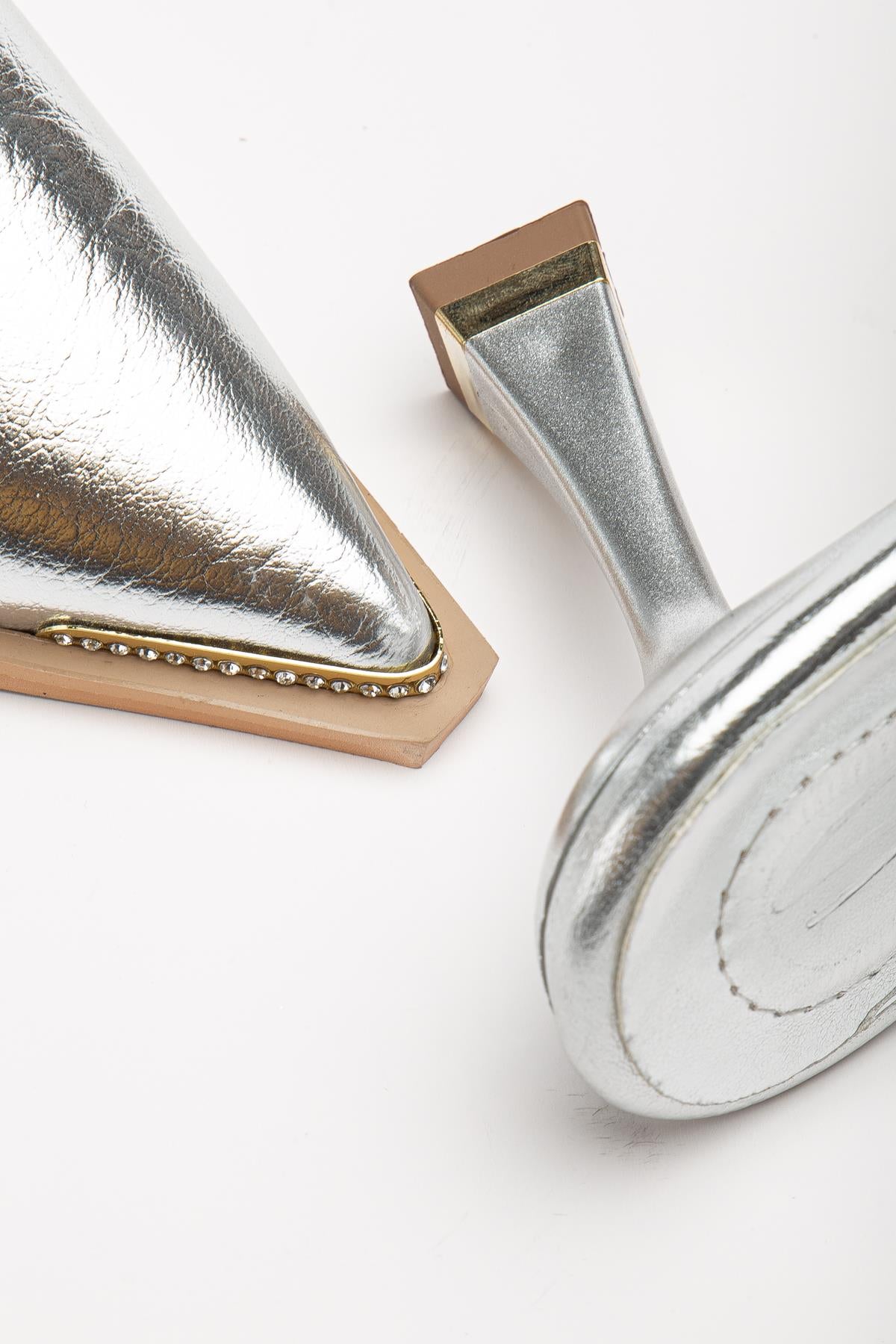 Suins Jules Kadın Topuklu Taşlı Özel Üretim Stiletto Ayakkabı