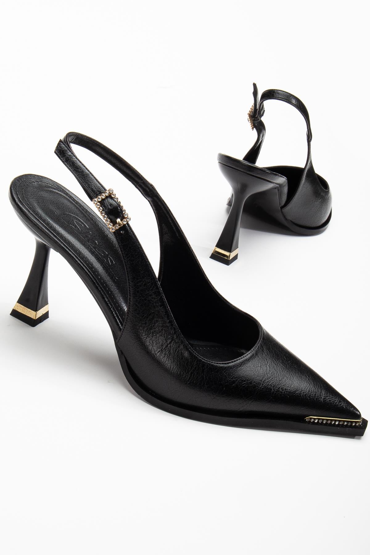 Suins Jules Kadın Topuklu Taşlı Özel Üretim Stiletto Ayakkabı