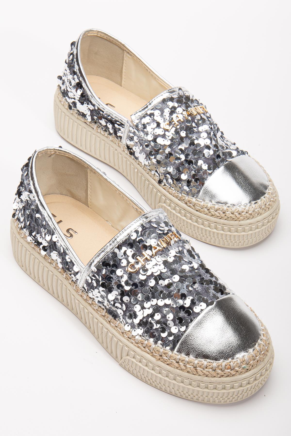 Suins Lepa Model Özel Tasarım Pullu Kadın Spor Ayakkabı Sneaker