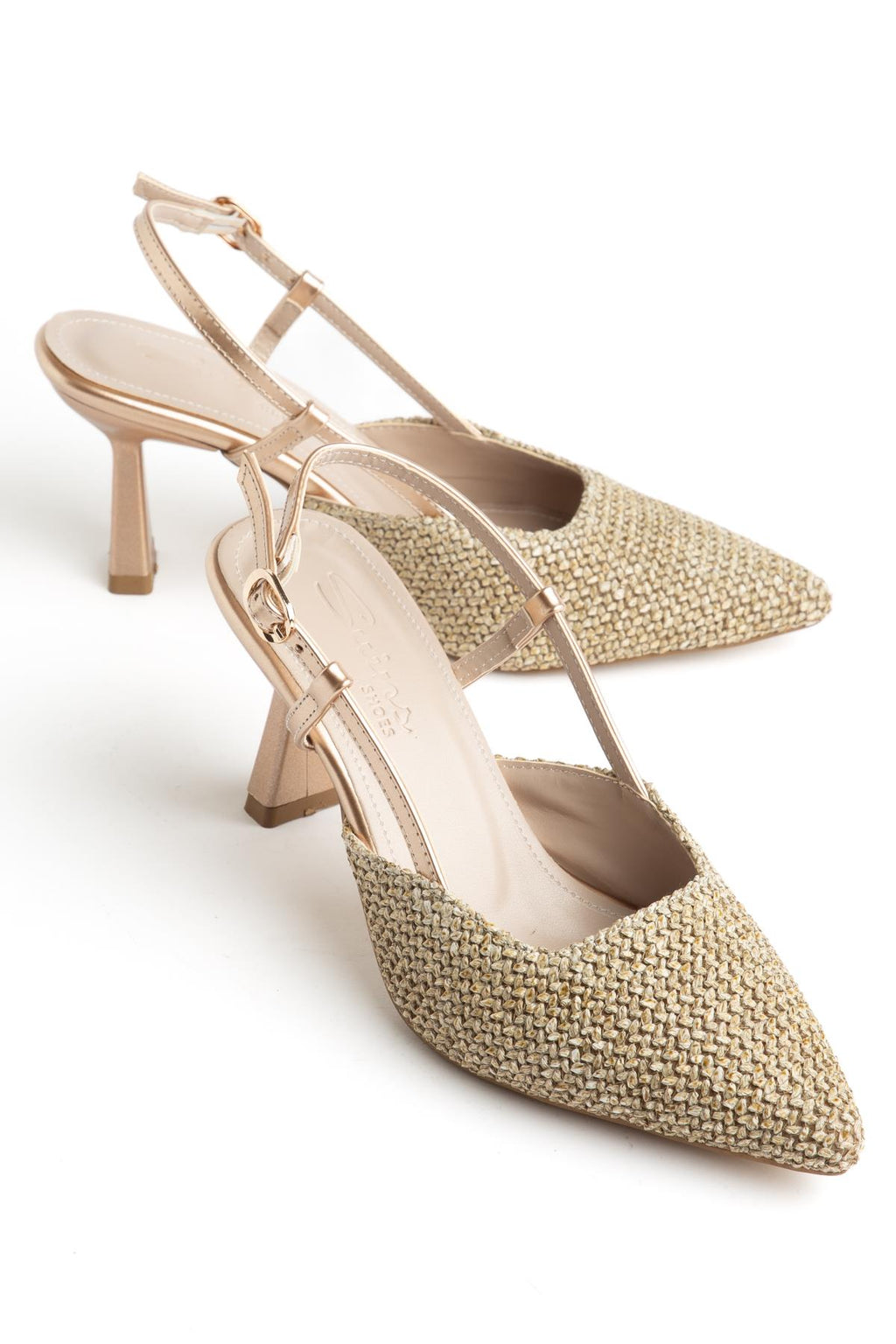 Suins Lony Model Kadın Stiletto Ayakkabı + Çanta Özel Kombin