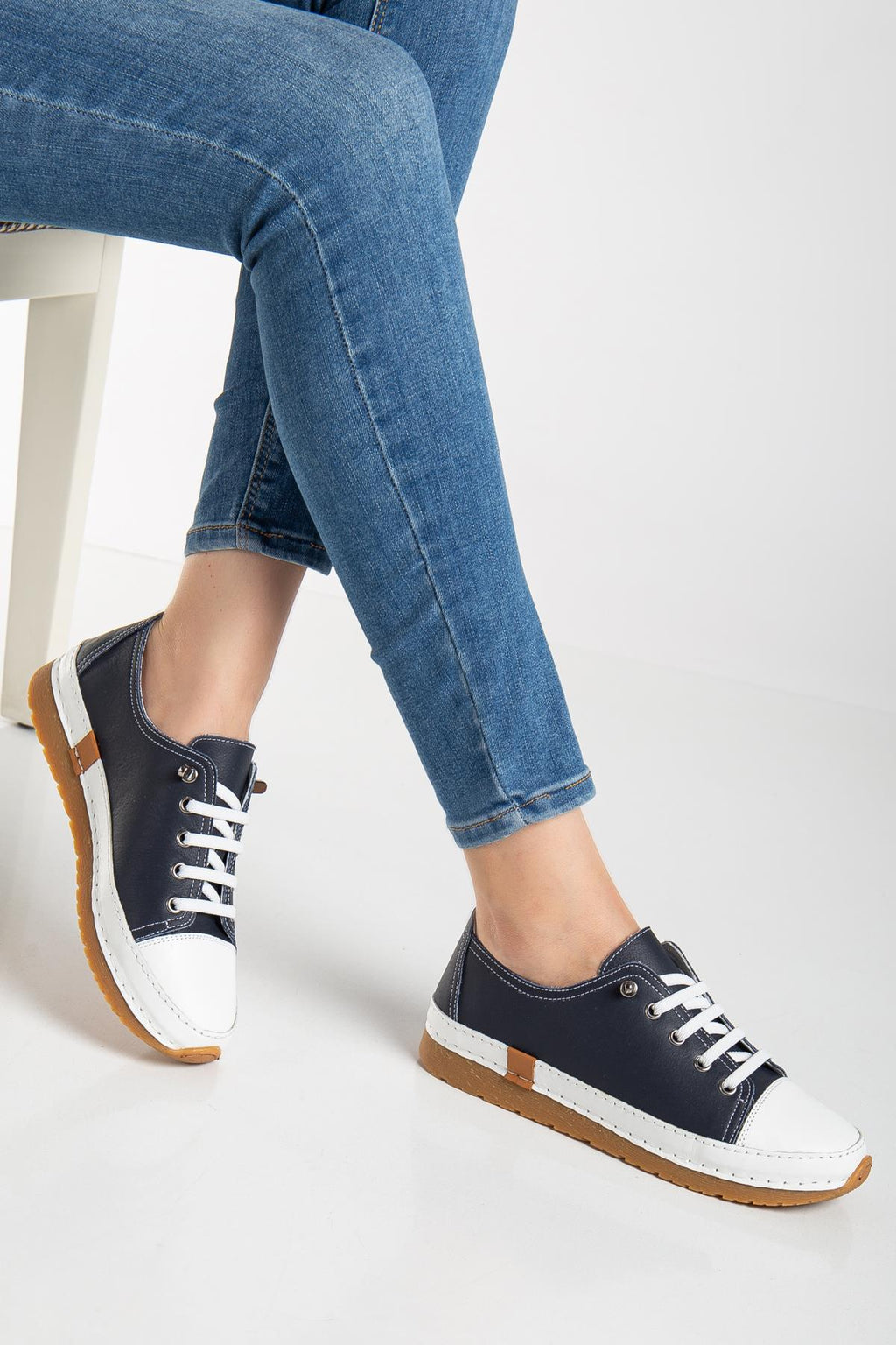 Suins Lorry Hakiki Deri Yumuşak Kadın Günlük Spor Ayakkabı Sneaker