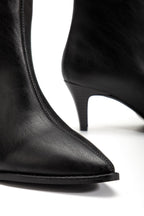 Suins Lucin Kadın Siyah Kahve Çizme 7 Cm Topuk Boyu Çizme