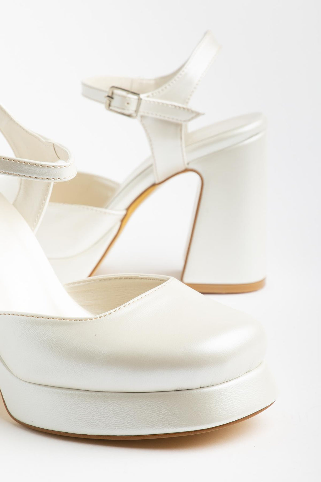 Suins Marley Kadın Platform Topuklu Saten Topuklu Ayakkabı