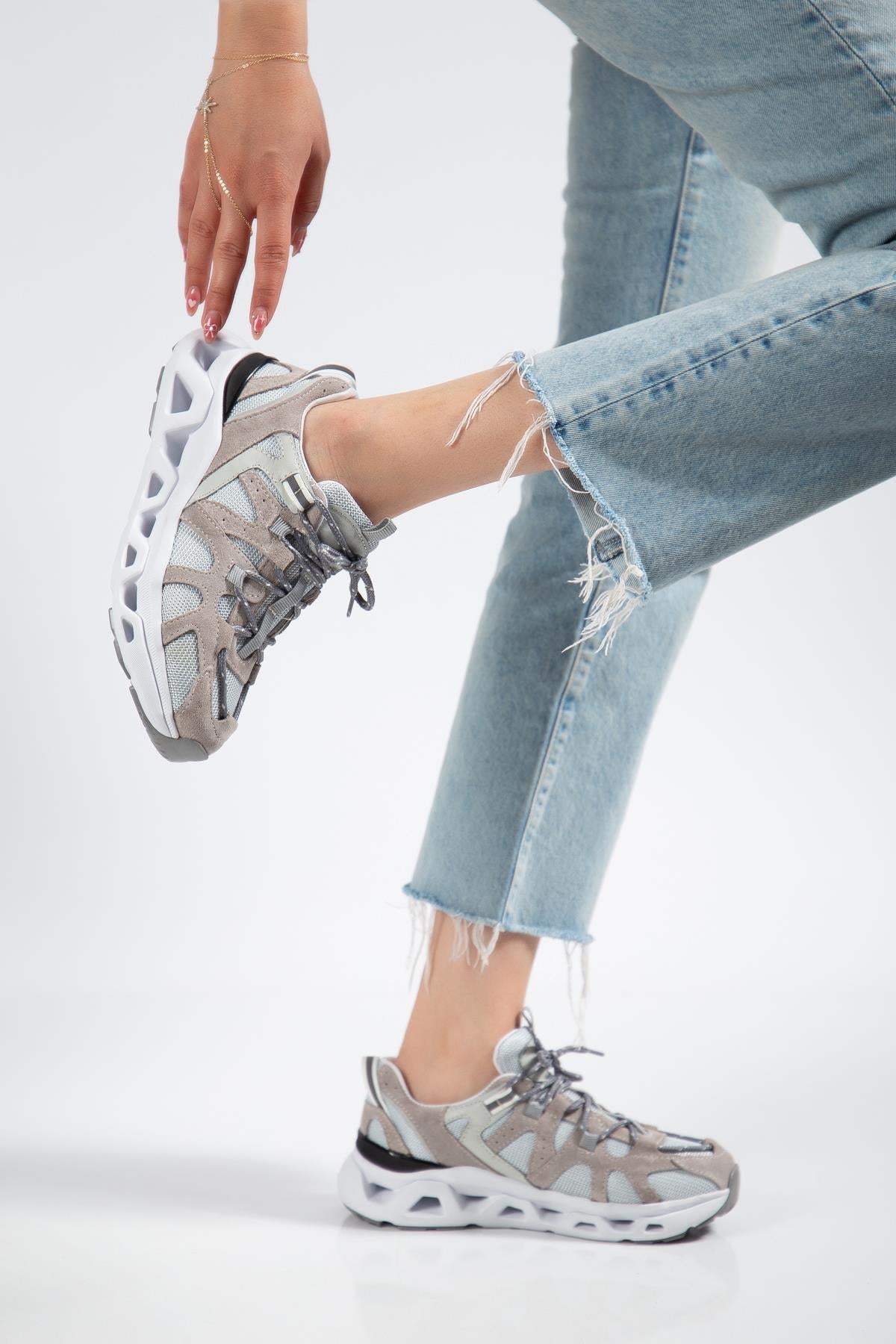 Suins Meloni Model Hakiki Deri Kadın Spor Ayakkabı Sneaker