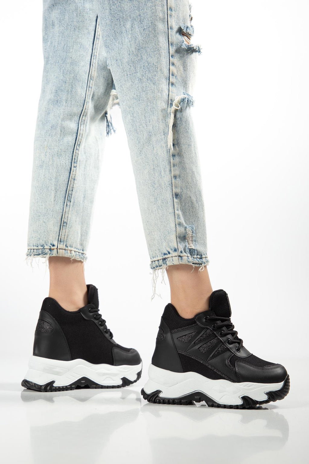 Suins Juvina Model Yüksek Gizli Topuklu Kadın Spor Ayakkabı Sneaker