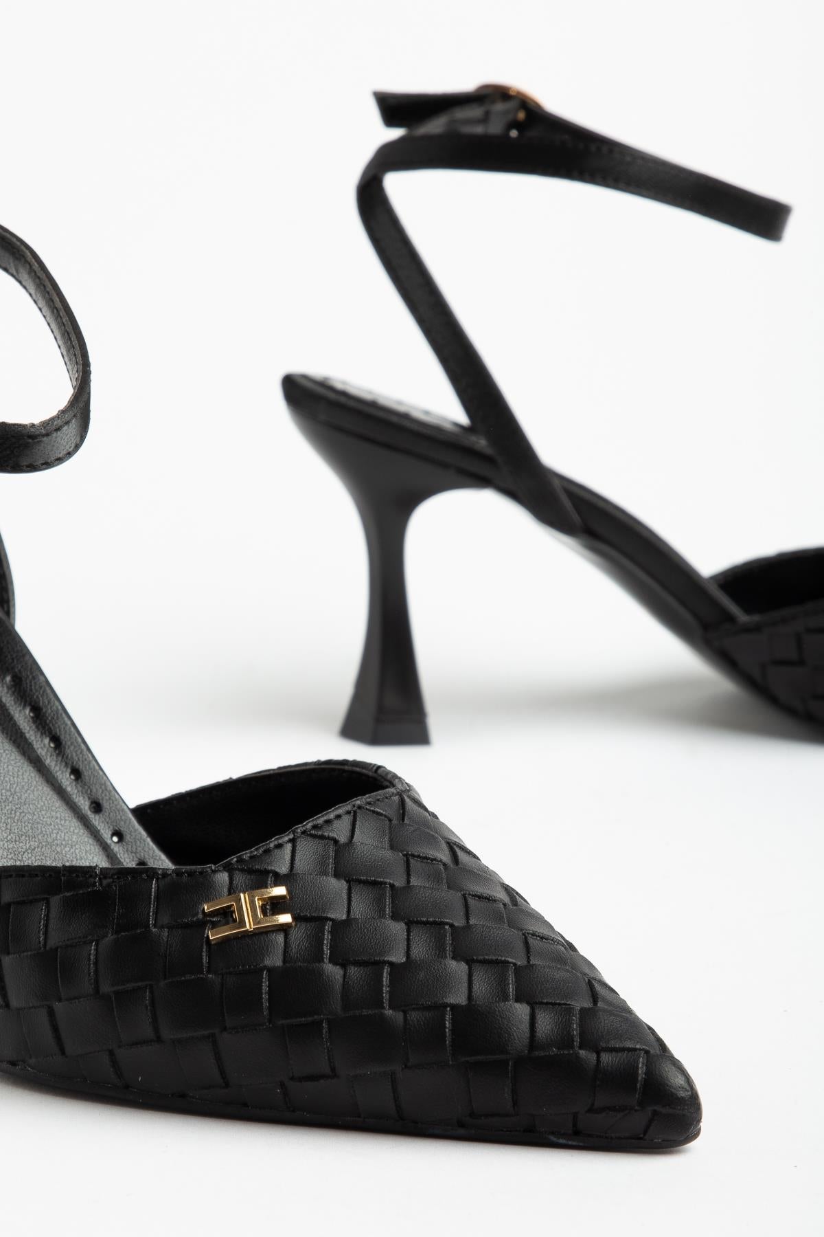 Suins Peart Model Bilekten Bağlamalı Kadın Stiletto Ayakkabı