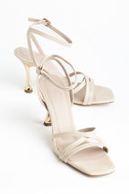 Suins Sanche Model Bilekten Bağlamalı Kadın Topuklu Ayakkabı