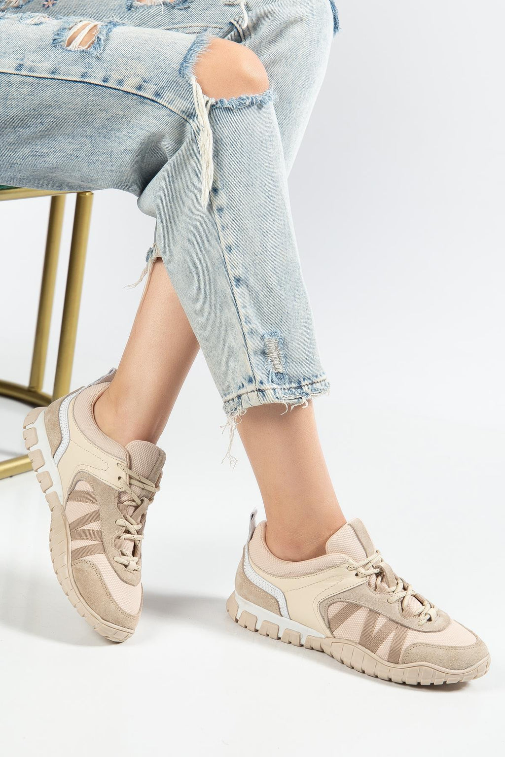 Suins Space Model Hakiki Deri Kadın Spor Ayakkabı Sneaker