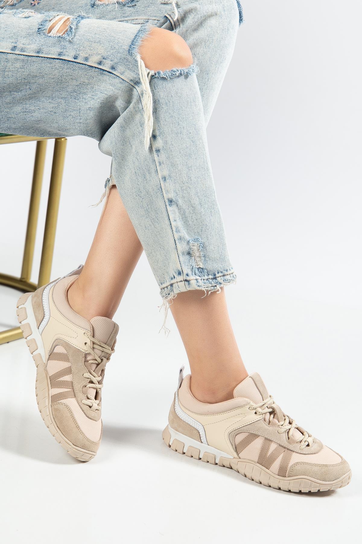 Suins Space Model Hakiki Deri Kadın Spor Ayakkabı Sneaker
