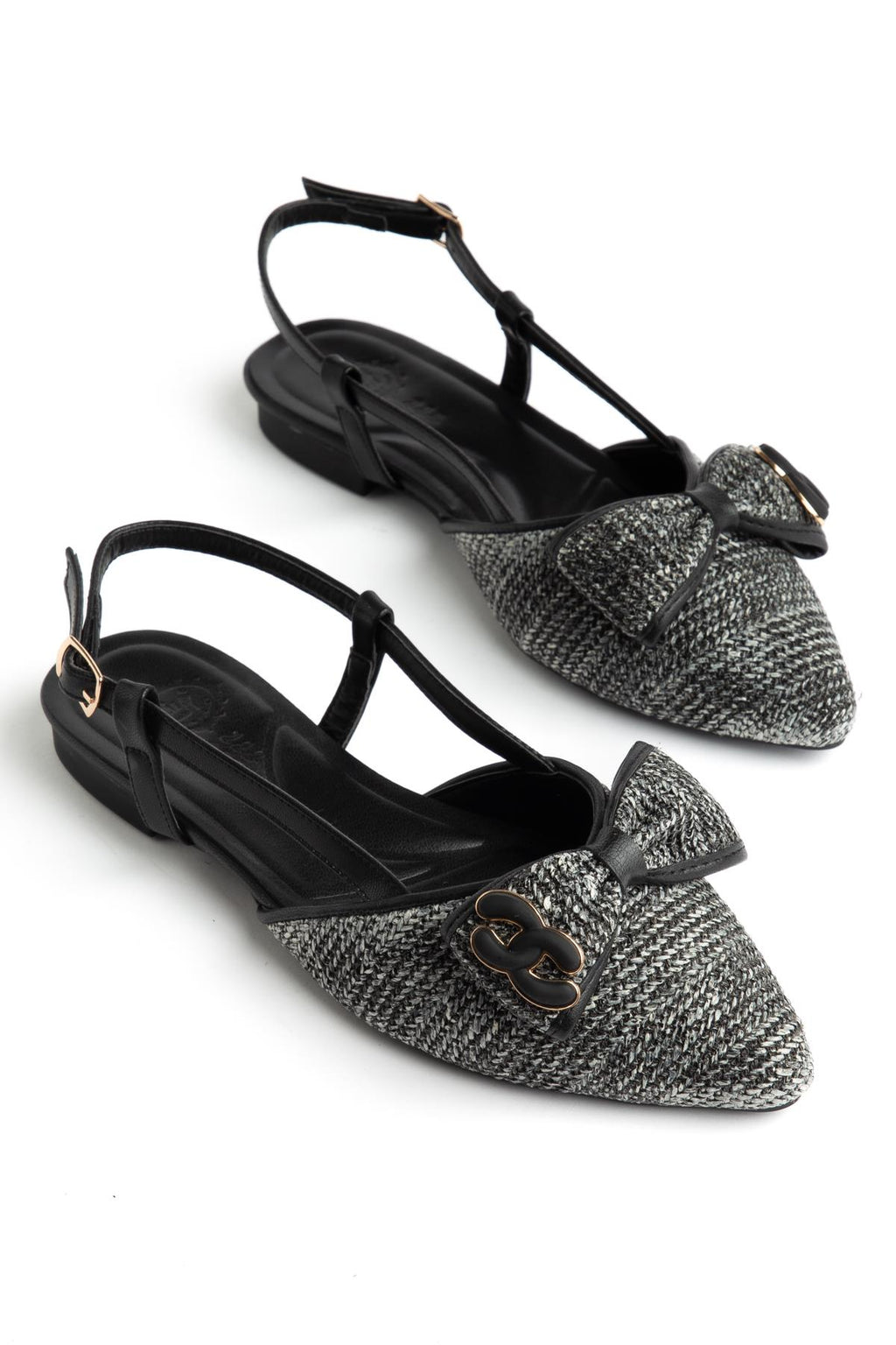 Suins Tesia Model Fiyonklu Kadın Babet Ayakkabı