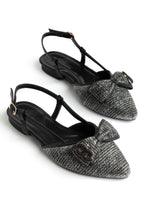 Suins Tesia Model Fiyonklu Kadın Babet Ayakkabı