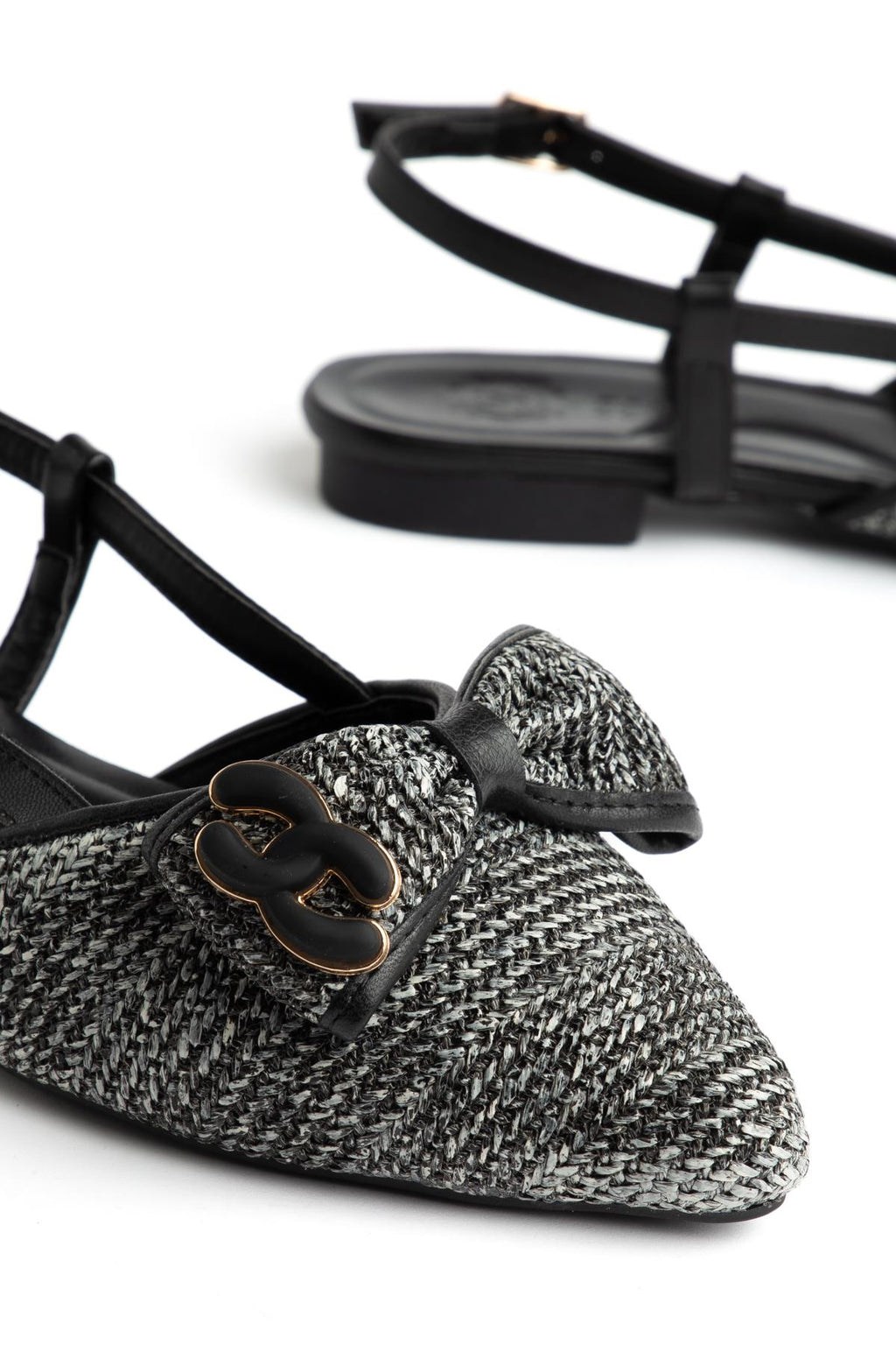 Suins Tesia Model Fiyonklu Kadın Babet Ayakkabı