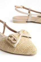 Suins Tesia Model Fiyonklu Kadın Babet Ayakkabı