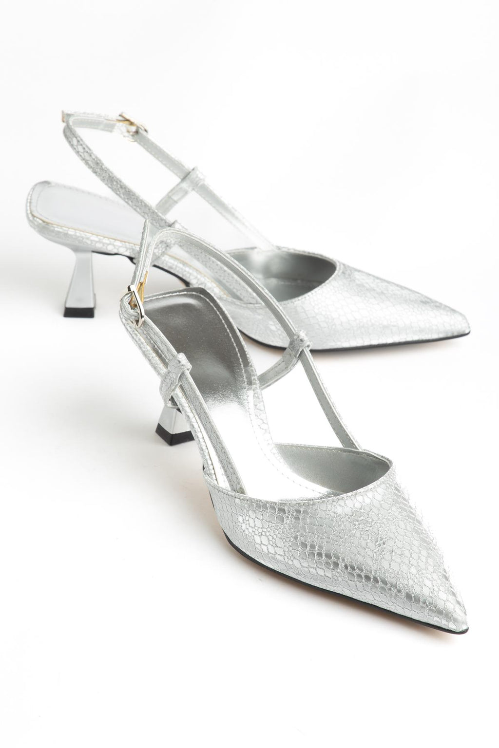 Suins Tyler Model Kadın Yılan Desenli Abiye Ayakkabı