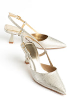 Suins Tyler Model Kadın Yılan Desenli Abiye Ayakkabı