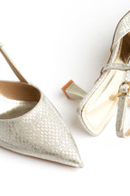 Suins Tyler Model Kadın Yılan Desenli Abiye Ayakkabı